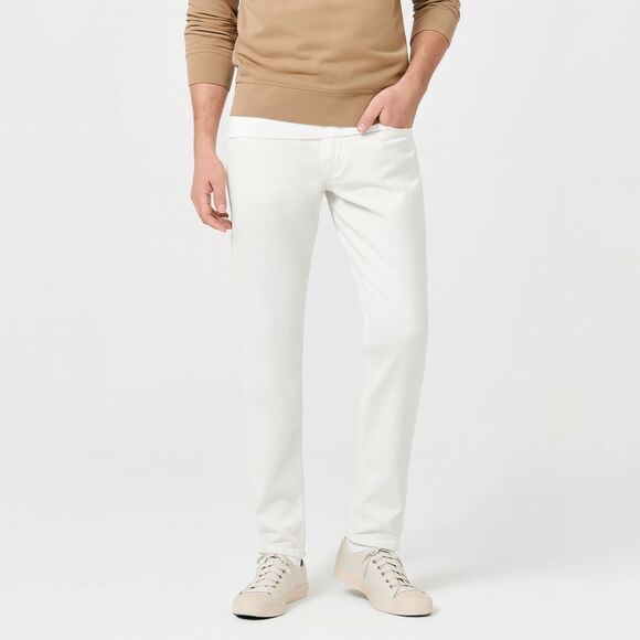 Citizens of Humanity NWT Gage Jeans Men’s Size 27 White Stretch Linen Denim - Picture 1 of 13